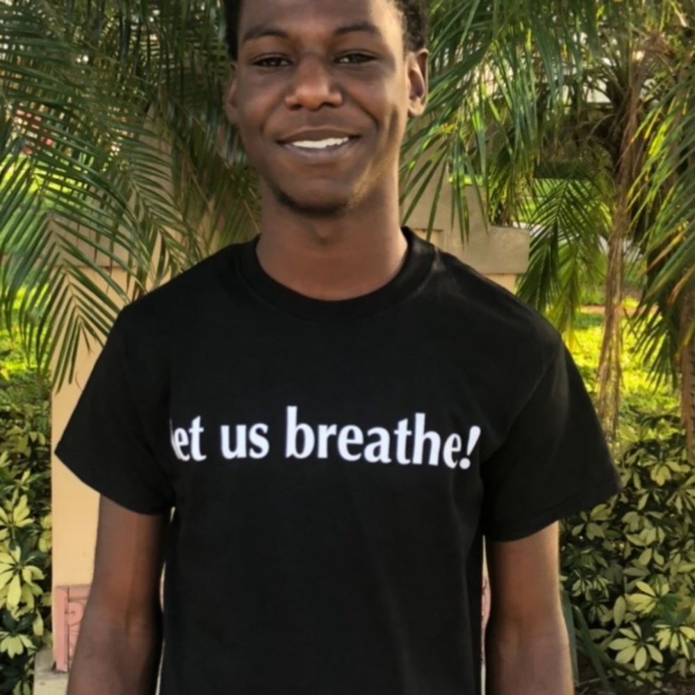 let us breathe!  Black tees .. all sizes